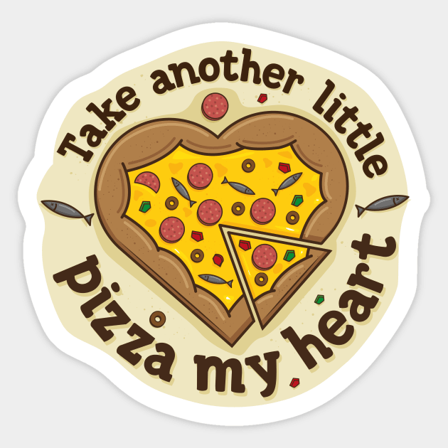 Pizza Is My Everything Sticker by Bubsart78